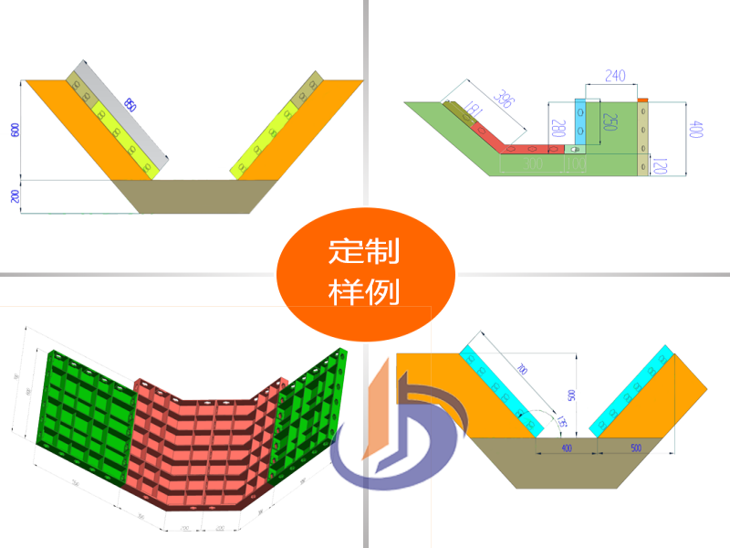 梯形水沟模板、塑钢模具