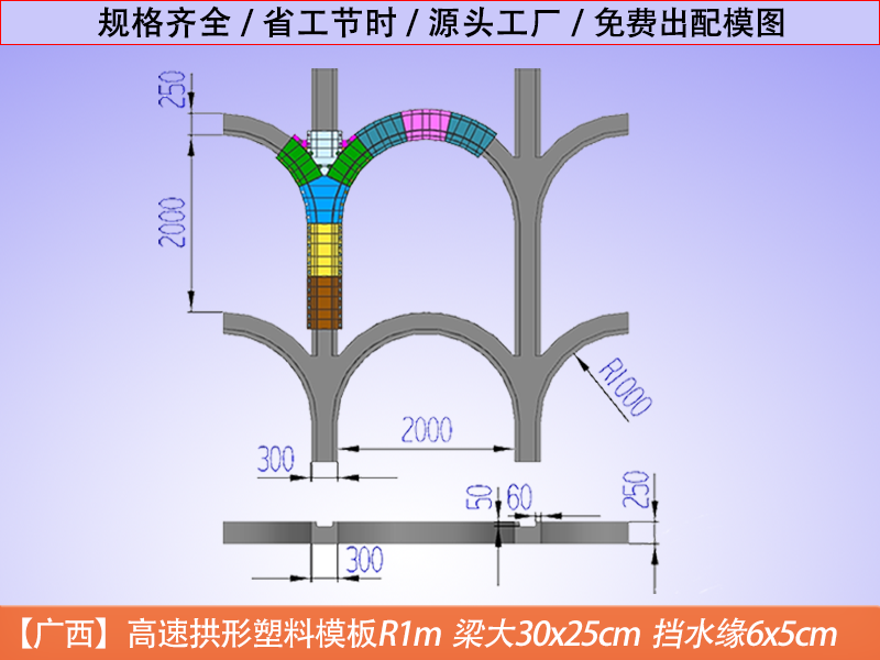 护坡施工专用模板